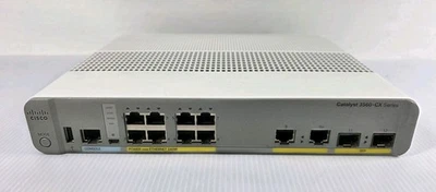 Cisco Switch WS-C3560CX-8PC-S Cisco 3560-CX 8-Port Ethernet Switch - Image 1 of 4