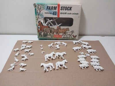 Animales vintage Airfix Farm Stock escala HO & OO Foto 1 de 4