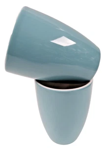 Pair of FORLIFE Tea Cups 7oz Teal - Picture 1 of 4
