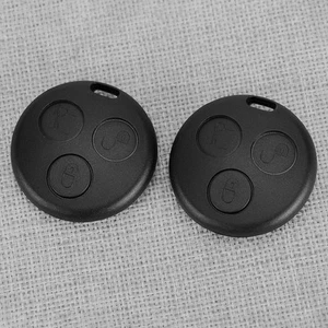 2x 3 Button Remote Key Fob Case Shell Fit For Smart Fortwo 450 1998-2007 New - Picture 1 of 6