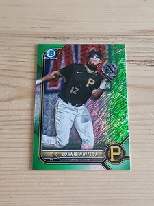 2022 Bowman Chrome #BCP-246 Lonnie White Jr. #36/99 Green Shimmer Refractor - Bild 1 von 3