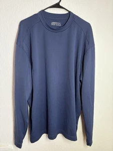 Nike Dri Fit Golf T Shirt Uomo Extra Large Blu Manica Lunga Allenamento Performance - Foto 1 di 4