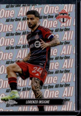 2024 Topps Chrome MLS Lorenzo Insigne Team Tags #TT-3 Toronto - Image 1 of 2