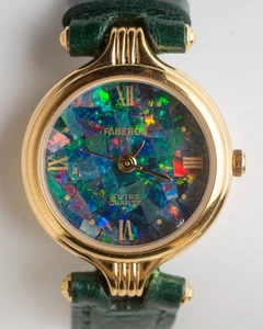 Faberge Women's Opal Faced Watch with Swiss Movement Working - Picture 1 of 6