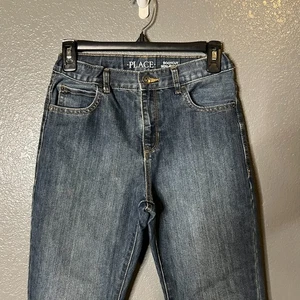 he Children's Place Boys Medium Wash Straight Leg Jeans Size 16 Slim - Picture 1 of 4