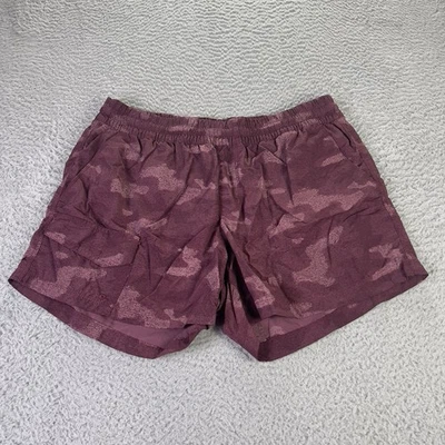 Pantalones Cortos Columbia Ridge Para Mujer Grandes Rojo Camuflaje Estampado Pull On 4" Exterior Foto 1 de 4