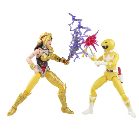 Power Rangers Lightning Collection Mighty Morphin Yellow Ranger Aisha Vs. Scorpi Cover
