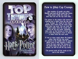 Rule Card Harry Potter & The Prisoner Of Azkaban 2005 Top Trumps Specials Card - Picture 1 of 1