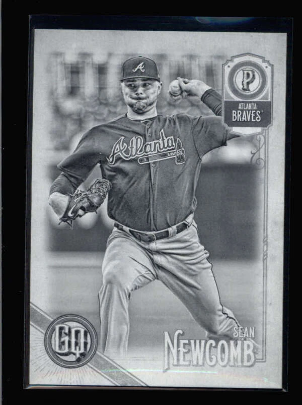 SEAN NEWCOMB 2018 TOPPS GYPSY QUEEN #221 BLACK & WHITE PARALLEL #26/50 AZ3253 - Image 1 of 1
