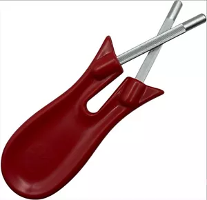 Solingen Messerschärfer Messerschleifer Wetzstahl Hand Schärfer Schärfer Rot - Bild 1 von 2