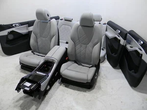 BMW G05 x5 Lederausstattung Sportsitze Sitze Sport Seats Sensafin Silverstone - Picture 1 of 24