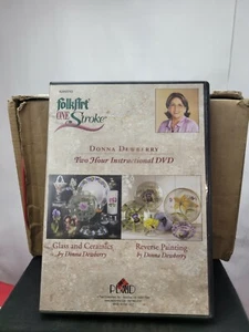 Donna Dewberry One Stroke Painting Glass and Ceramics, Reverse Painting DVD - Picture 1 of 2