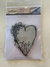 #199S Spellbinders, Tammy Tutterow "Thank you" Cling Stamp