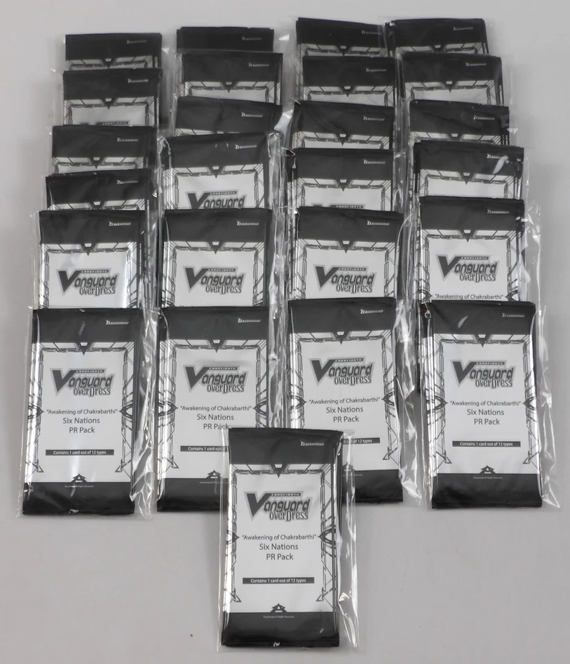 LOTE DE 200 Cardfight Vanguard Awakening of Chakrabarthi Six Nations PR Pack NUEVO Foto 1 de 4