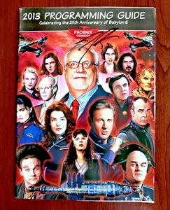 20th ANNIVERSARY 5 PHOENIX COMICON 2013 PROGRAMM SIGNIERT VON STRACZYNSKI - Bild 1 von 11