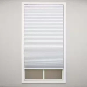 White Cordless Blackout Polyester Cellular Shades - 31.5 in. W x 48 in. L - Picture 1 of 6
