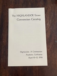 RARE! Highlander Store Convention Catalog TV Series Merchandise 1998 - Bild 1 von 3