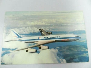 Vintage Postcard Aviation - Air France Boeing 707 "Intercontinental" in Flight - Picture 1 of 3