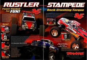 Traxxas RC Rustler Stampede RTR Print Ad Wall Art Decor Ephemera - Picture 1 of 1