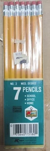 Kmart No. 2 MED. DEGREE Wood Pencils New-Sealed PMA Made in USA VINTAGE - Picture 1 of 1