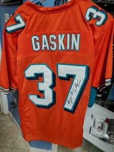 Von MYLES GASKIN signiertes individuelles Miami Dolphins Trikot (JSA Witnessed Protection Echtheitszertifikat) - Bild 1 von 6