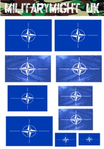 1 /32 - 1/35 SCALE  FIGURES FLAGS NATO DIORAMA MODEL RC TANK AERIAL - Picture 1 of 1