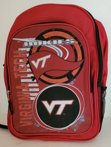 Virginia Tech VT Logo Backpack - Northwest Brand-Maroon -Official Licensed -NWT Cover