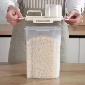 Airtight Food Storage Container with Lid Clear Optimal for Pantry Organization - Picture 1 of 8