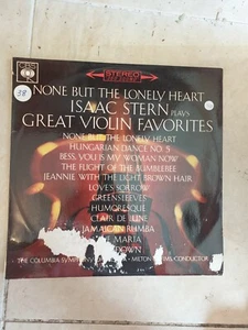 CBS RECORD: None but the lonely heart( Isaac Stern) - Picture 1 of 7