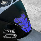 1Pc Anti Slip Motorcycle Grip Shield Tank Pad Protector Blue #Tp111