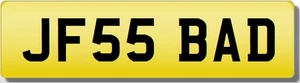 JF JFS BADBOY privates geschätztes Kennzeichen - Bild 1 von 1