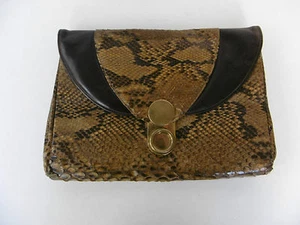 SAC A MAIN ANCIEN EN SERPENT - BON ETAT - VINTAGE - Imagen 1 de 8