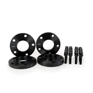 Black Wheel Spacers 12mm 15mm For Bmw F20 F21 F22 F23 F30 F31 F34 + Alloy Bolts - Picture 1 of 5
