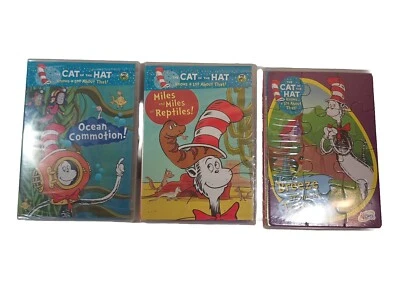 NEW (3) DVD Lot: The Cat in the Hat Knows A Lot About Sealed  - Image 1 of 4