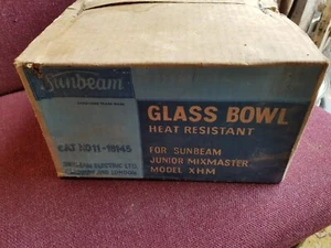 SUNBEAM GLASS BOWL FOR JUNIOR MIXMASTER MODEL XHM - Picture 1 of 5
