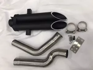 For Honda CBR1000RR 2004-2007 05 Exhaust System Black Muffler Tips Mid Link Pipe - Picture 1 of 9