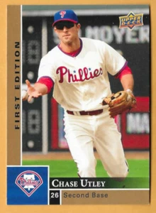 Chase Utley Philadelphia Phillies #227 - cubierta superior primera edición casi nuevo-como nuevo 2009 - Imagen 1 de 2