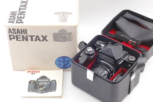 【N MINT in Box】 Pentax 6x7 Body SMC T 105mm f/2.4 Lens w/ Grip Strap From JAPAN - Picture 1 of 21