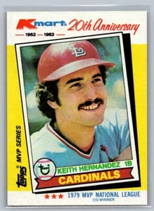 1982 Topps K-Mart Anniversary MVP Keith Hernandez #36 - Picture 1 of 2