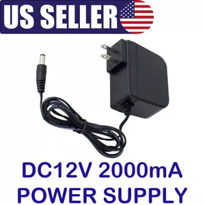 12VDC 2000mA Power Adapter DC12V Power Supply Cable Regulated CCTV CAMERA - Picture 1 of 4