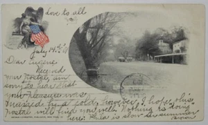 Wissahickson Drive, Philadelphia, PA. Foto postal, 1901 PA MC lazos 1c. - Imagen 1 de 2