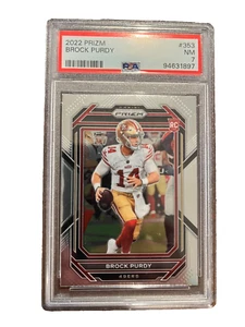 2022 Panini Prizm Brock Purdy #353 Rookie PSA 7 - Picture 1 of 2