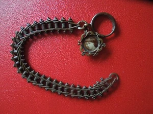 J6741  ART DECO GERMAN  Jacob Bengel BRICKWORK POCKET WATCH CHAIN  SEE DESCRIPTI - Picture 1 of 15