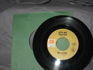 WE FIVE 45 Let's Get Together / Cast Your Fate To The Wind - Imagen 1 de 2