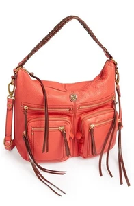 BOLSO HOBO UTILITARIO ELLIOTT LUCCA MORAIRA CUERO NARANJA CAYENA - Imagen 1 de 6