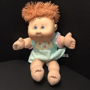 PlayAlong Doll Girl Short Peach Hair Blue Eyes CPK Shirt 2004 PA7 - Picture 1 of 8