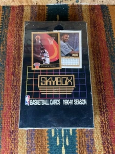 1990-91 Skybox Basketball Cards Factory Sealed Box 36 Packs Wrapped Original - Picture 1 of 7