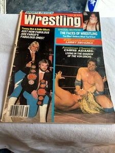 Vintage Sports Review Wrestling Magazine August 1984 Chris Adams Bundy Von Erich - Picture 1 of 3