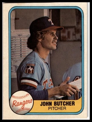 1981 Fleer #635 John Butcher - Image 1 of 2