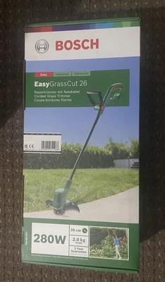 Bosch Electric Grass Trimmer EasyGrassCut 26 (280 Watt, Cutting Diameter 26 cm, - Image 1 of 4
